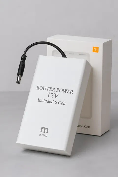 WiFi Backup UPS – 20000mAh Router Power Bank with 12V 🔋📡