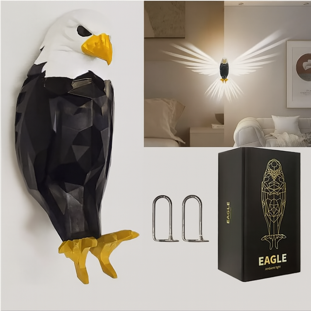 3D Eagle Wall Lamp – Creative Atmosphere Night Light