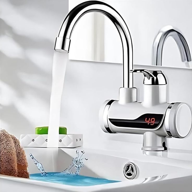 Instant Hot Water Tap – 3000W Digital Electric Heater with LED Display