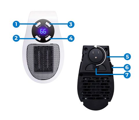 Smart Electric Room Heater – Fast Heating, Low Power | Winter Best Seller ❄️