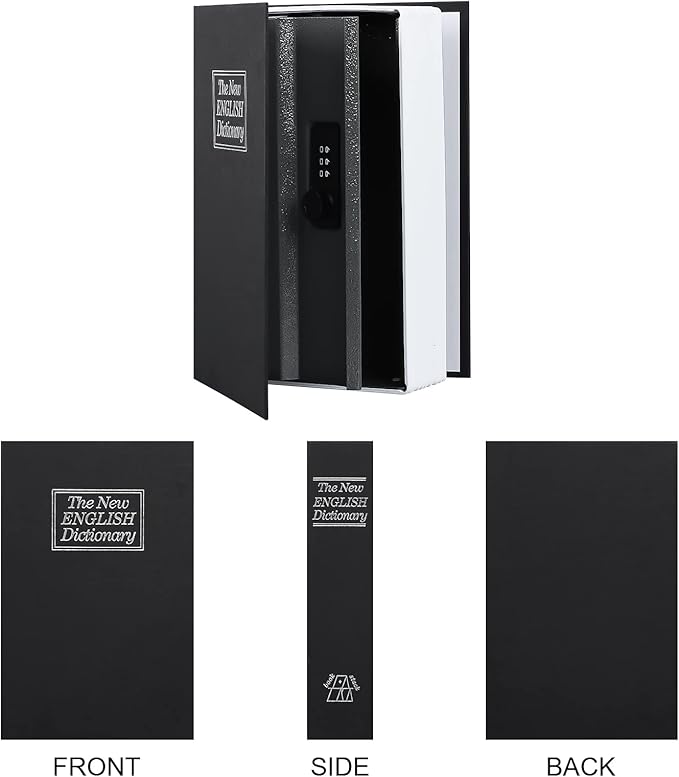 Hidden Book Safe With Lock 📚🔐