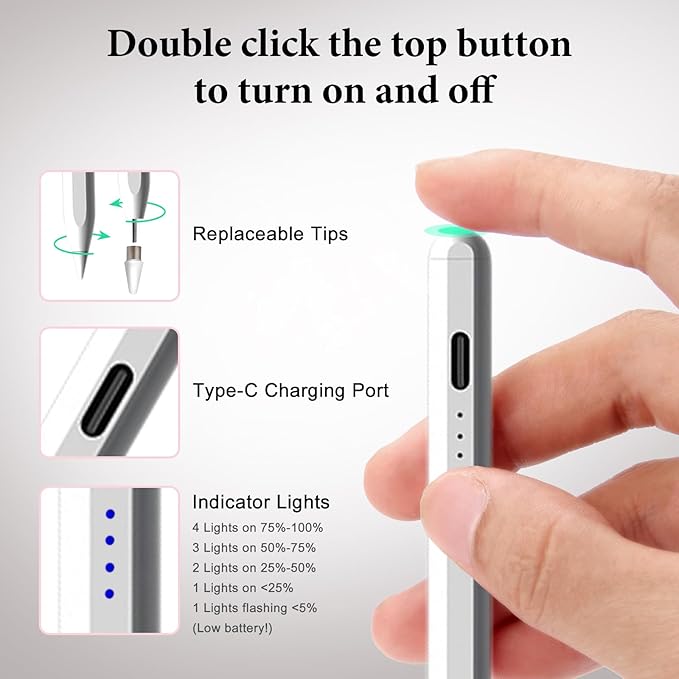 Touch Pro Universal Stylus Pen – Fast Charge Digital Pencil ✍️⚡