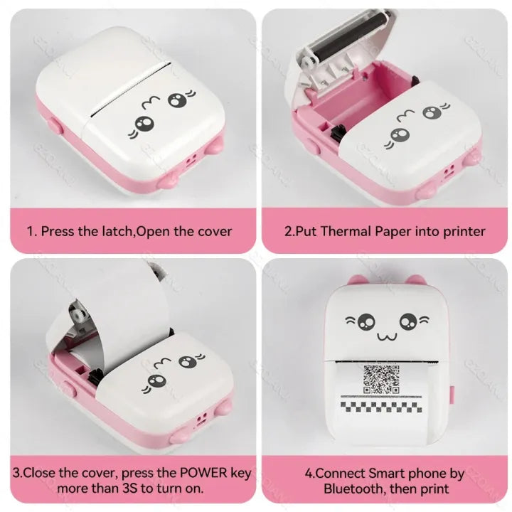 Print Pocket Mini – Inkless Bluetooth Thermal Printer 🖨️📱✨