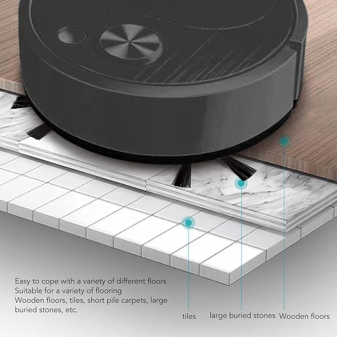 Robo Clean Pro – USB Rechargeable Vacuum Robot 🧹🤖