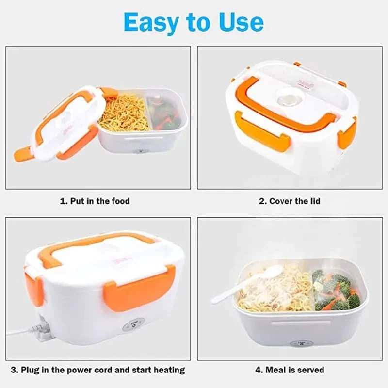Portable Electric Lunch Box for Fresh & Hot Meals Anywhere 🔥🍱⚡
