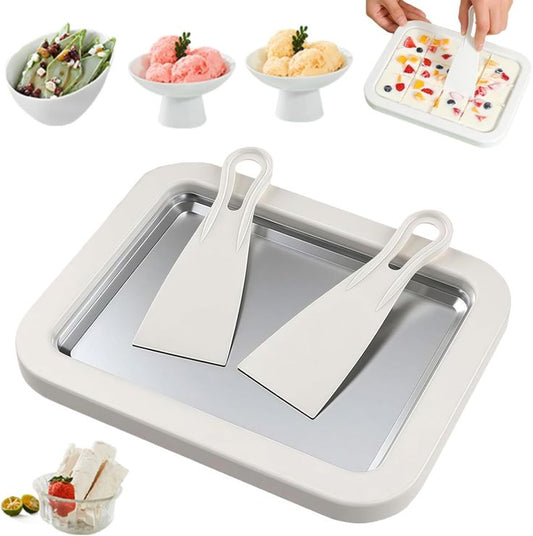Frost Roll Ice Cream Maker – DIY Rolled Ice Cream Pan ❄️✨
