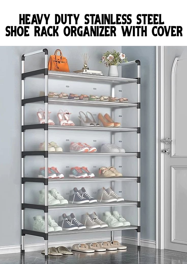 Dustproof 6-Layer Multi-Layer Shoe Rack Organizer 👟🧺✨