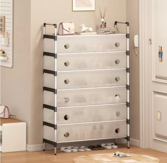 Dustproof 6-Layer Multi-Layer Shoe Rack Organizer 👟🧺✨