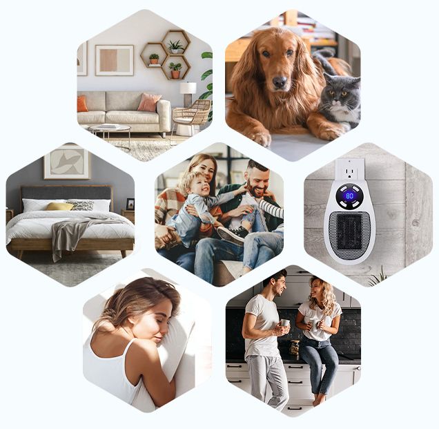 Smart Electric Room Heater – Fast Heating, Low Power | Winter Best Seller ❄️