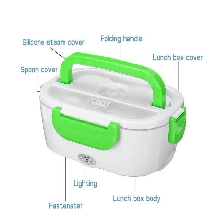 Portable Electric Lunch Box for Fresh & Hot Meals Anywhere 🔥🍱⚡