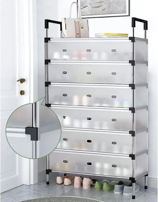 Dustproof 6-Layer Multi-Layer Shoe Rack Organizer 👟🧺✨