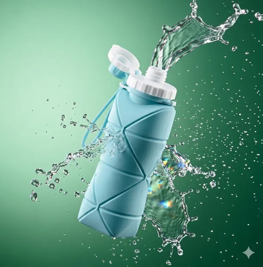 Hydra Flex 600ML – Leak-Proof Foldable Water Bottle 💧✨